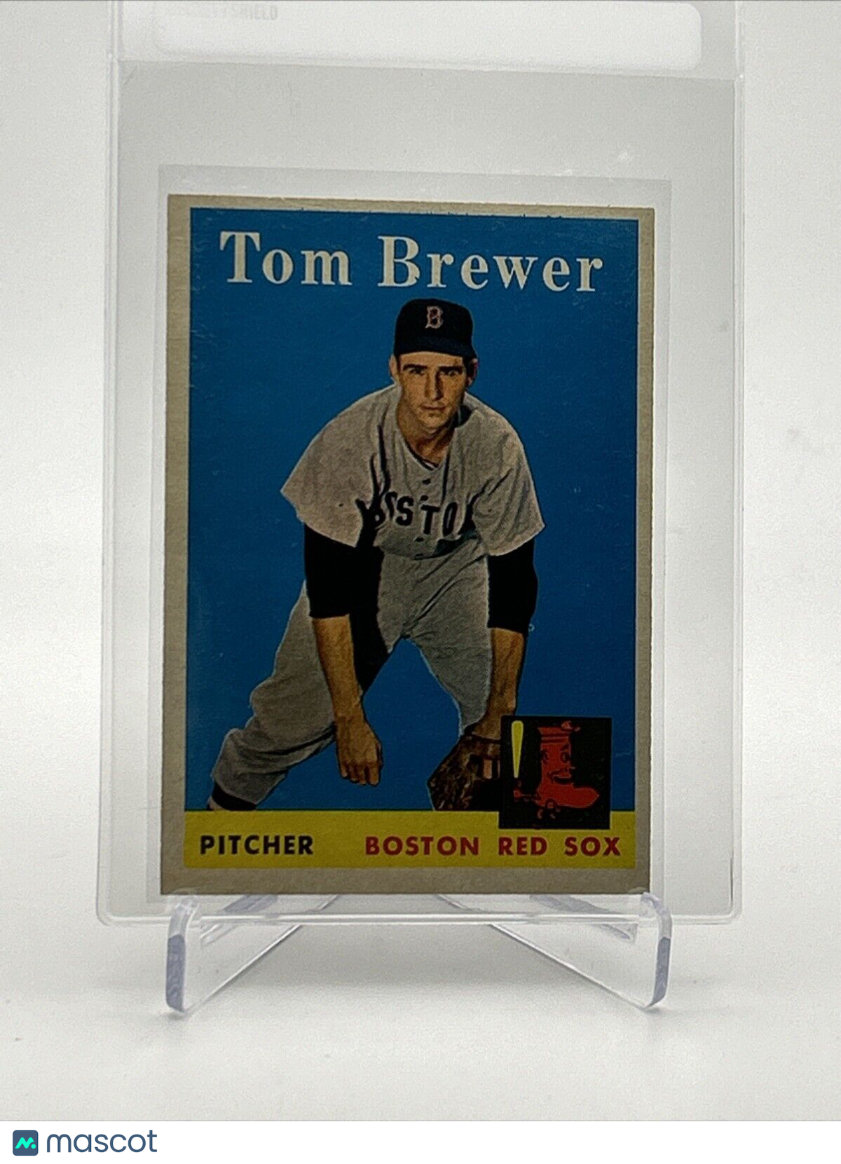 1958 Topps Tom Brewer Baseball Card #220 EX-MT Quality FREE SHIPPING