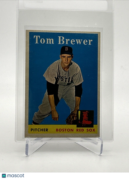 1958 Topps Tom Brewer Baseball Card #220 EX-MT Quality FREE SHIPPING