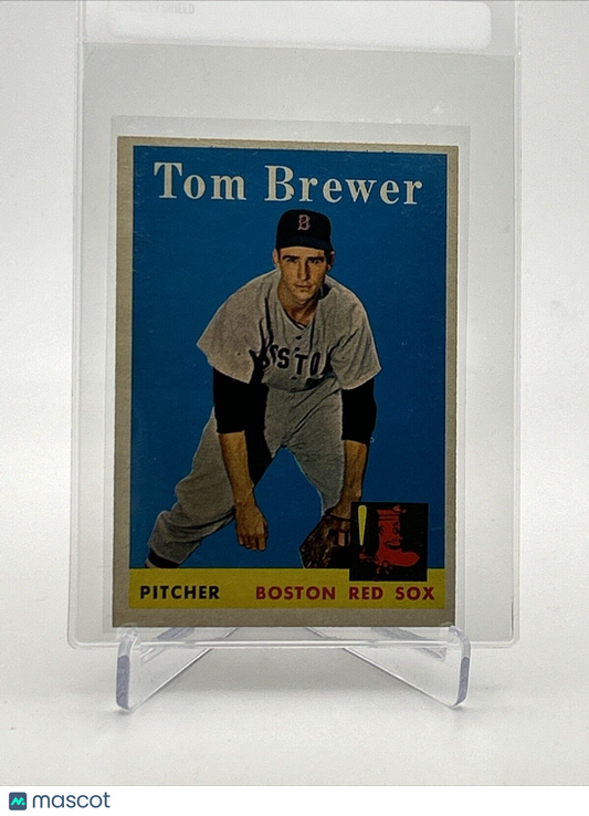 1958 Topps Tom Brewer Baseball Card #220 EX-MT Quality FREE SHIPPING