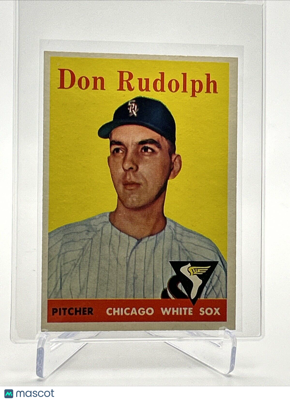 1958 Topps Don Rudolph Rookie Baseball Card #347 EX-MT Quality FREE SHIPPING