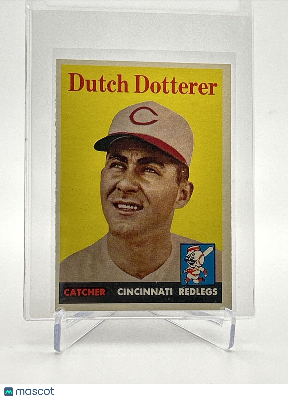 1958 Topps Dutch Dotterer Rookie Baseball Card #396 EX-MT Quality FREE SHIPPING