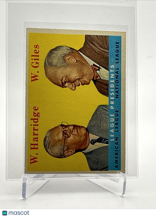 1958 Topps League Presidents Baseball Card #300 EX-MT Quality FREE SHIPPING