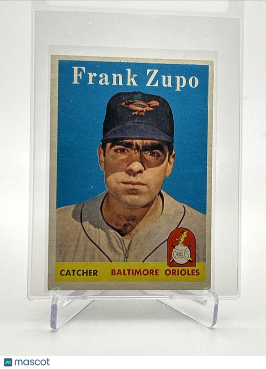 1958 Topps Frank Zupo Rookie Baseball Card #229 EX-MT Quality FREE SHIPPING