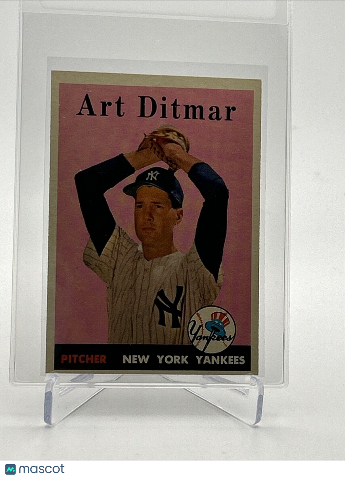 1958 Topps Art Ditmar Baseball Card #354 EX-MT Quality FREE SHIPPING