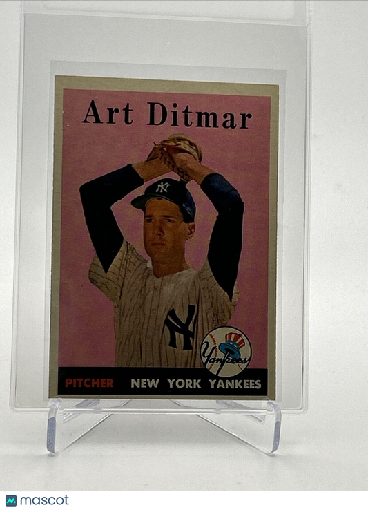 1958 Topps Art Ditmar Baseball Card #354 EX-MT Quality FREE SHIPPING
