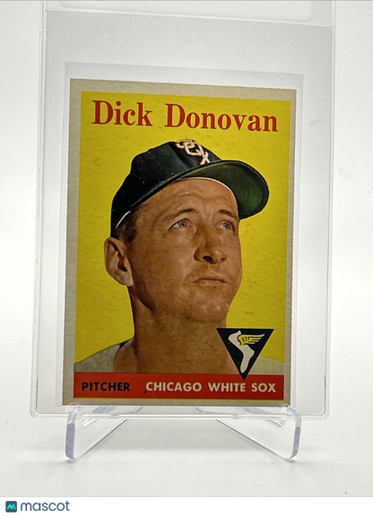 1958 Topps Dick Donovan Baseball Card #290 EX-MT Quality FREE SHIPPING