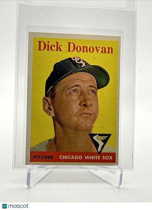 1958 Topps Dick Donovan Baseball Card #290 EX-MT Quality FREE SHIPPING