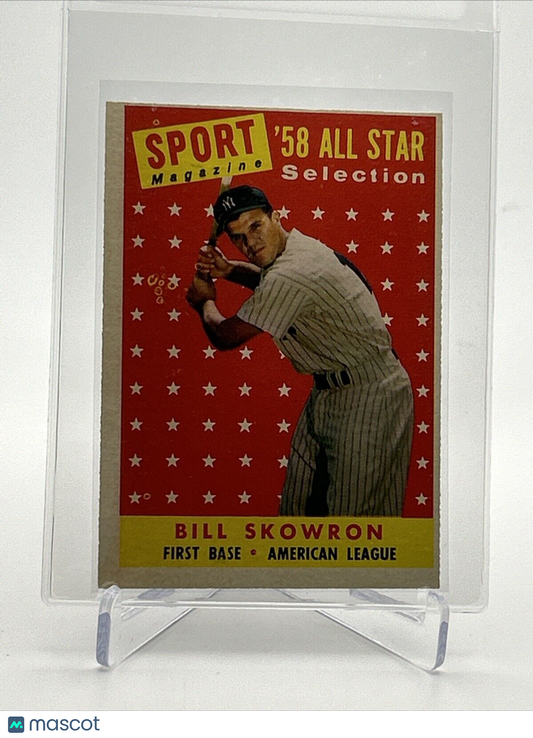 1958 Topps Bill Skowron Baseball Card #477 EX-MT Quality FREE SHIPPING