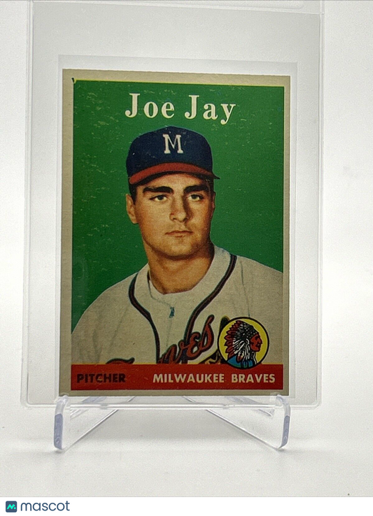 1958 Topps Joe Jay Baseball Card #472 EX-MT Quality FREE SHIPPING