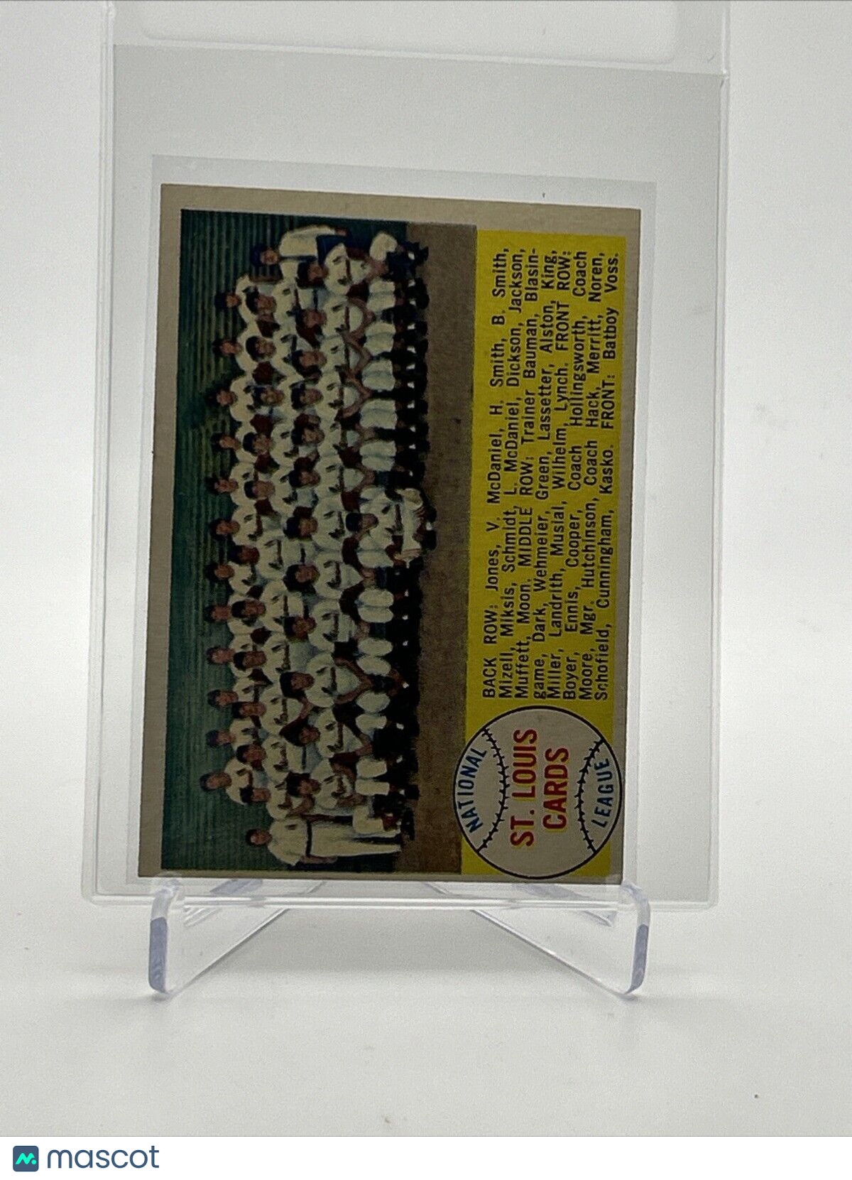 1958 Topps St. Louis Cardinals Baseball Card #216 EX-MT Quality FREE SHIPPING