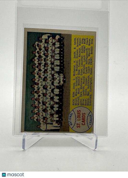 1958 Topps St. Louis Cardinals Baseball Card #216 EX-MT Quality FREE SHIPPING