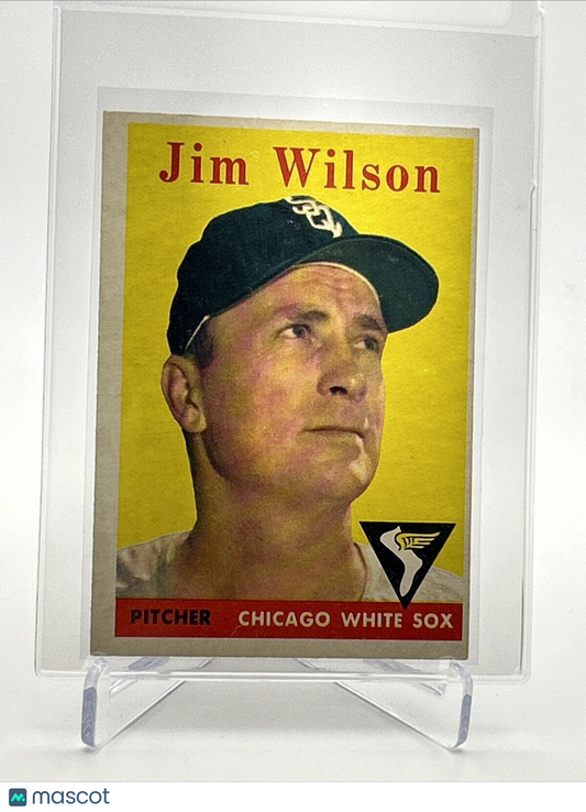 1958 Topps Jim Wilson Baseball Card #163 EX-MT Quality FREE SHIPPING