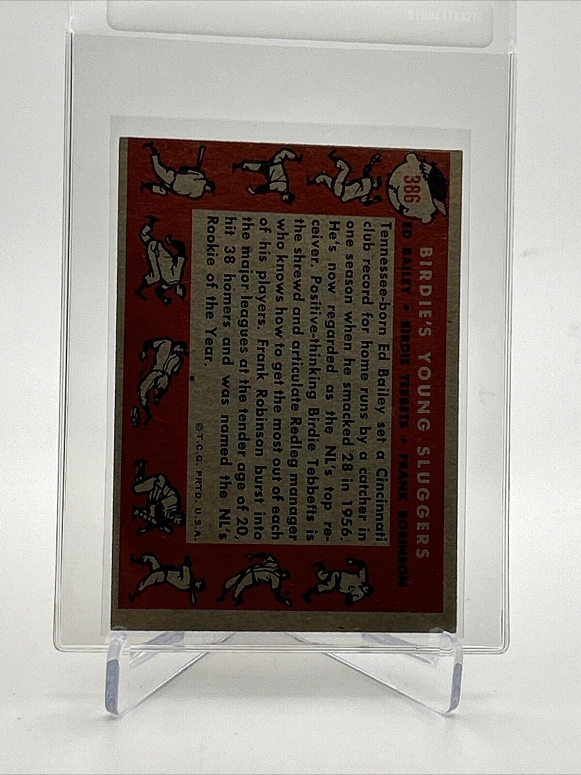 1958 Topps Birdie's Young Sluggers Card #386 EX-MT Quality FREE SHIPPING