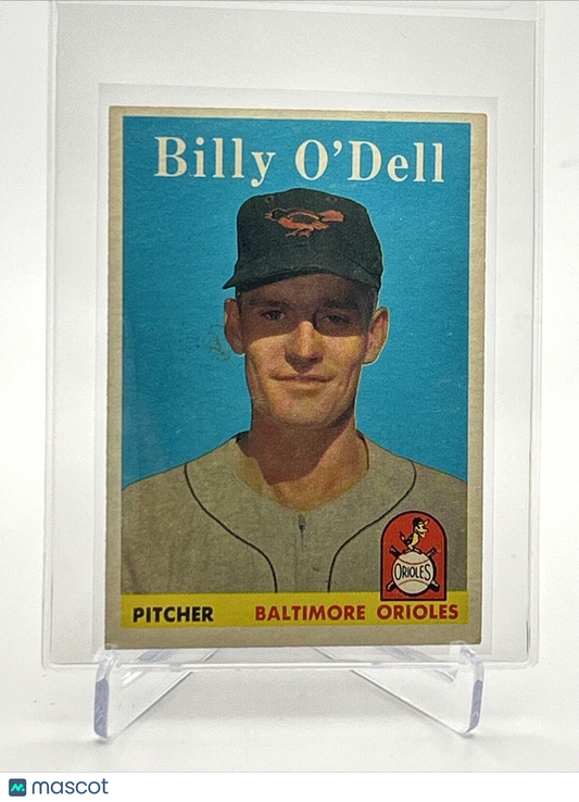 1958 Topps Billy O'Dell Baseball Card #84 VG Quality FREE SHIPPING