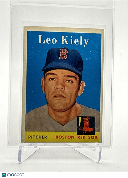 1958 Topps Leo Kiely Baseball Card #204 VG Quality FREE SHIPPING