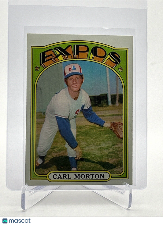 1972 Topps Carl Morton Baseball Card #134 EX Quality FREE SHIPPING