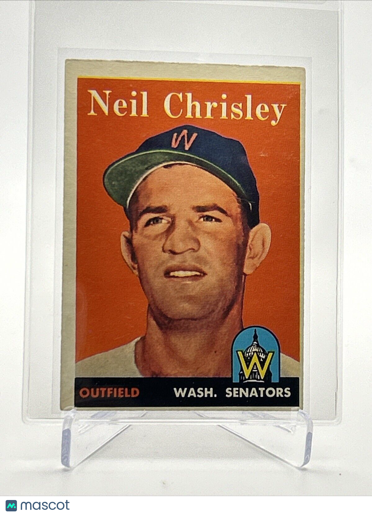 1958 Topps Neil Chrisley Baseball Card #303 VG Quality FREE SHIPPING