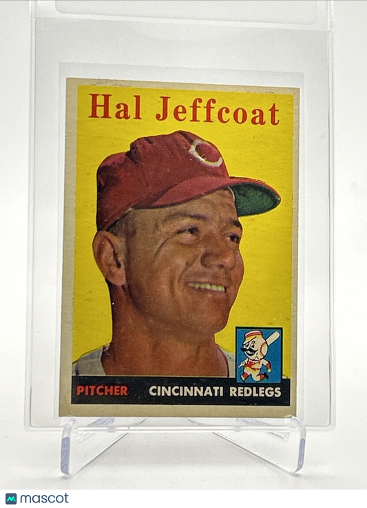 1958 Topps Hal Jeffcoat Baseball Card #294 VG Quality FREE SHIPPING
