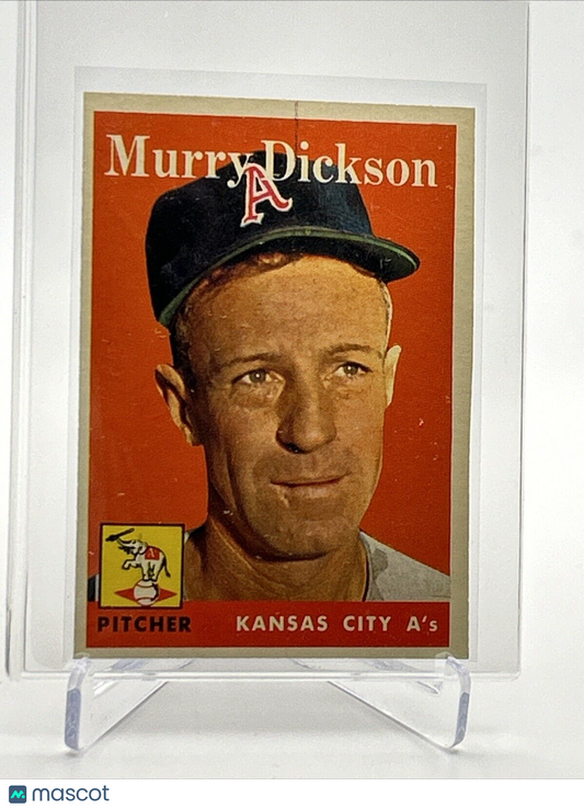 1958 Topps Murry Dickson Baseball Card #349 VG Quality FREE SHIPPING