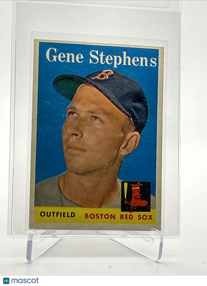 1958 Topps Gene Stephens Baseball Card #227 VG Quality FREE SHIPPING