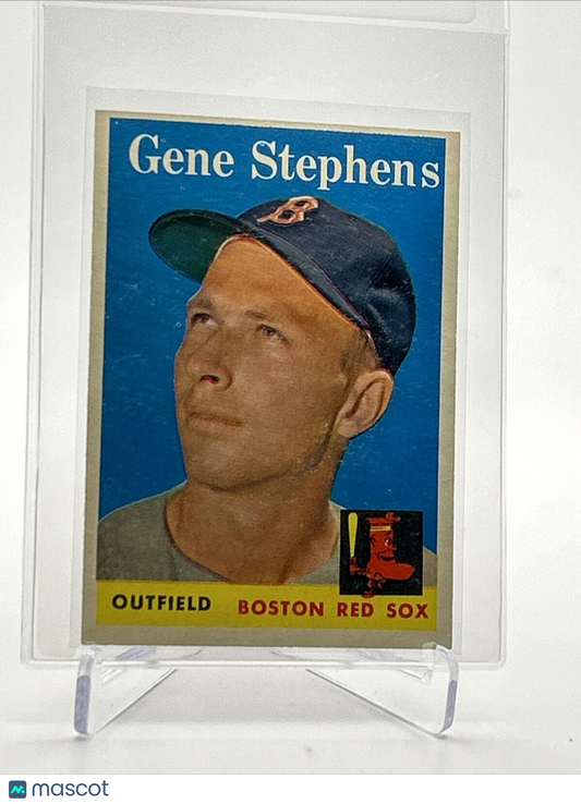 1958 Topps Gene Stephens Baseball Card #227 VG Quality FREE SHIPPING