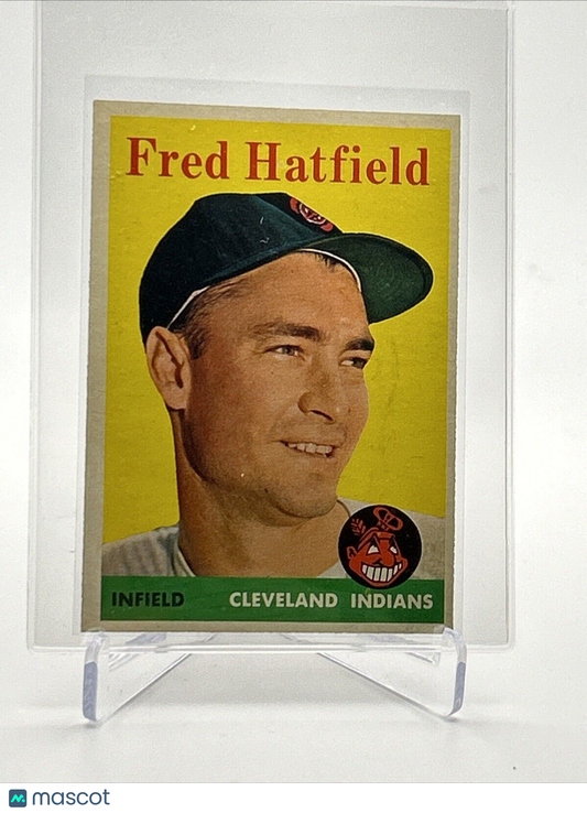 1958 Topps Fred Hatfield Baseball Card #339 VG Quality FREE SHIPPING