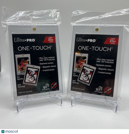 Ultra Pro One-Touch Magnetic Card Holder 23pt Point - Lot of 2 TCG Pokemon