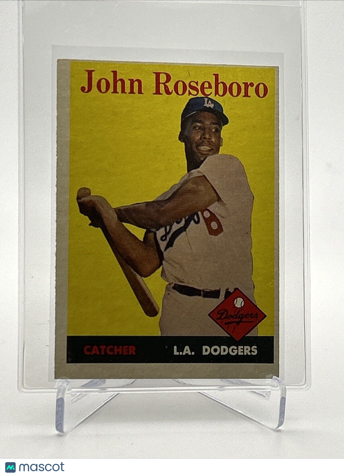1958 Topps John Roseboro Rookie Baseball Card #42 EX Quality FREE SHIPPING