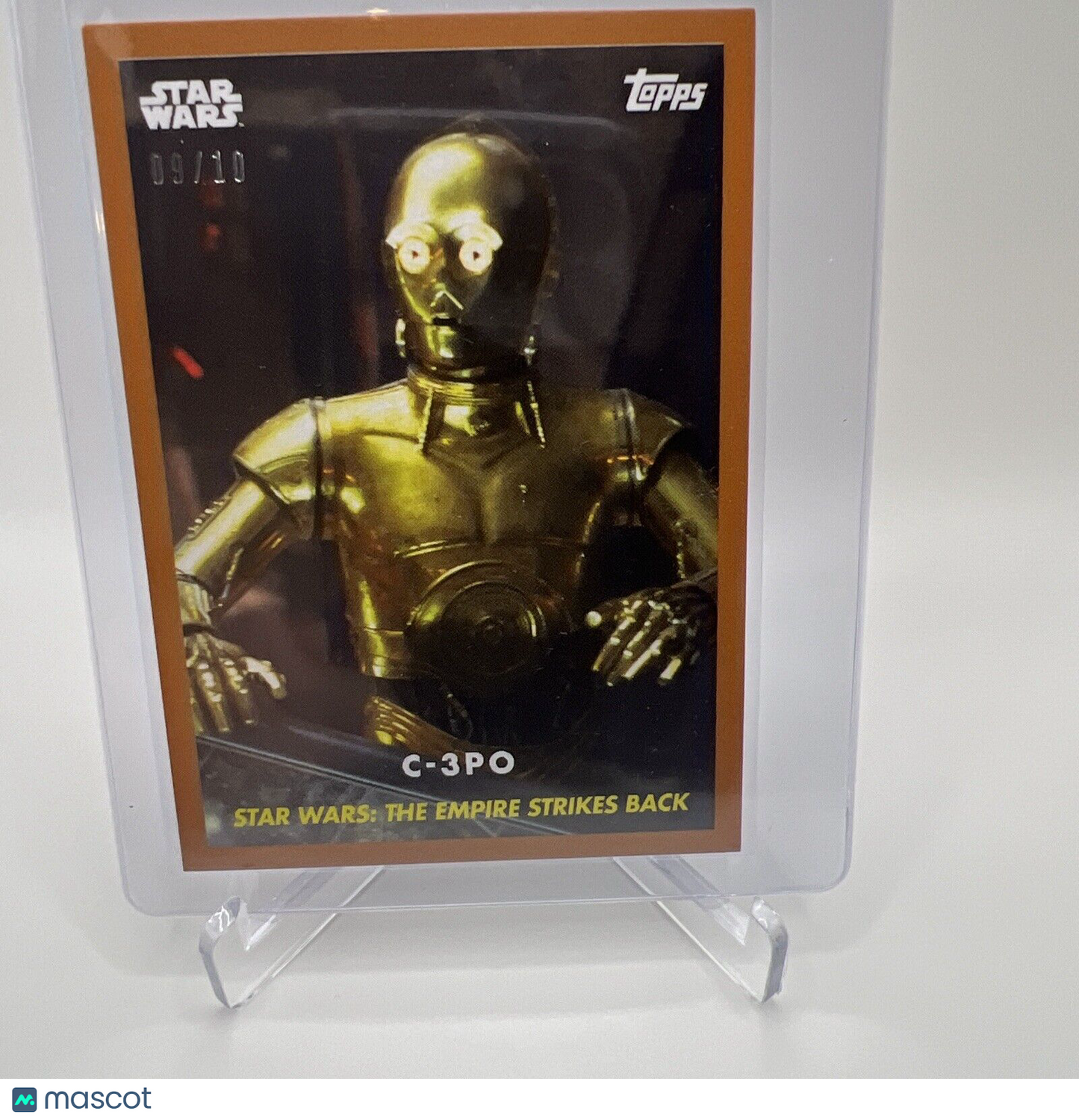 2024 Topps Star Wars Throwback Thursday C-3PO Card #69 Mint BRONZE 09/10