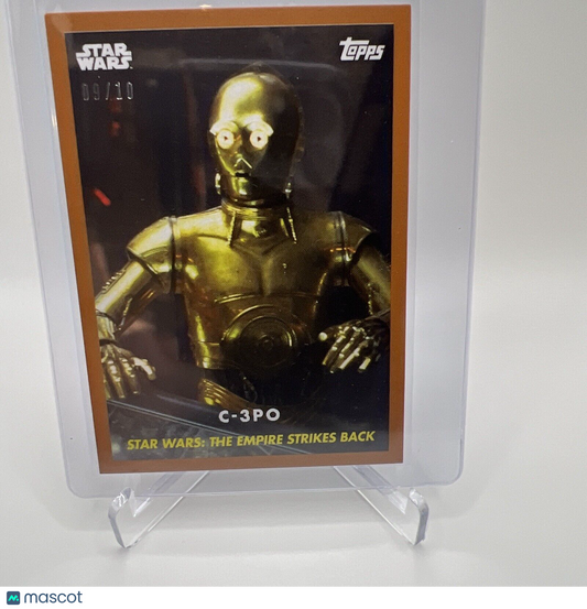 2024 Topps Star Wars Throwback Thursday C-3PO Card #69 Mint BRONZE 09/10