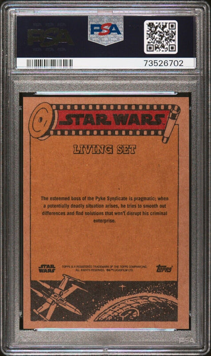 2023 Topps Star Wars Living Set Pyke Boss Card #389 PSA 10 Gem Mint
