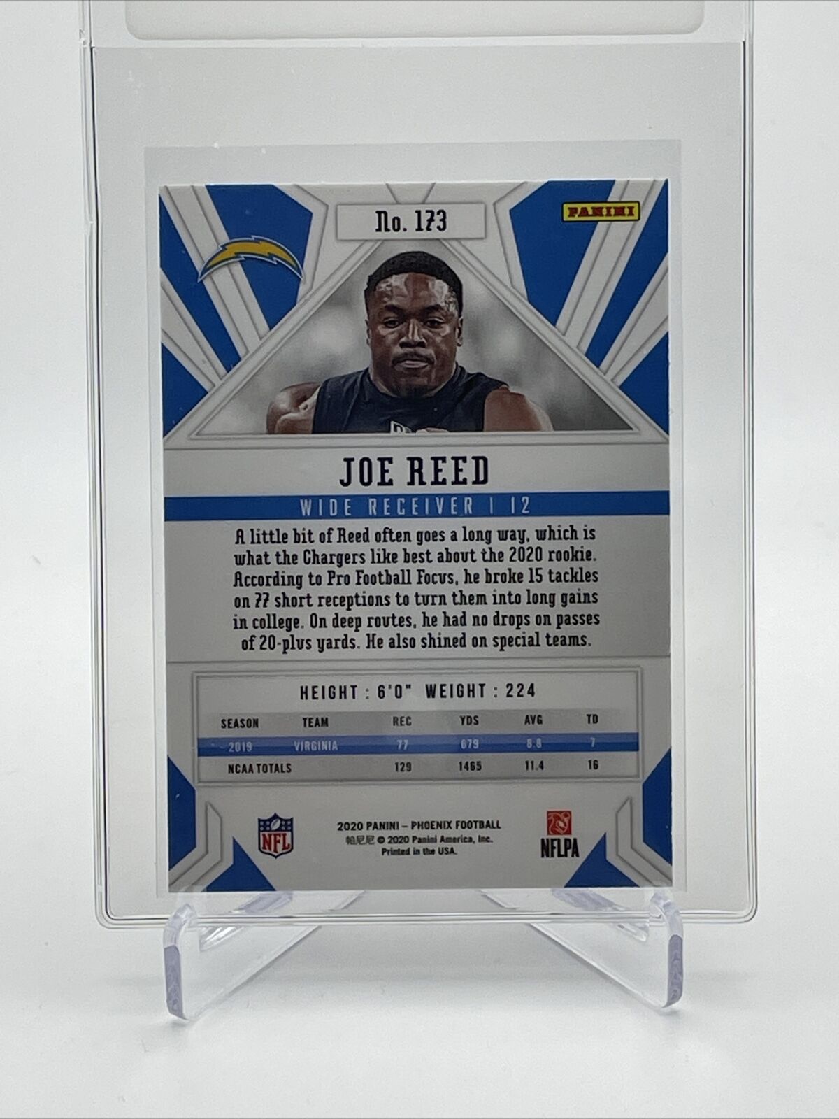 2020 Panini Phoenix FIRE BURST Joe Reed Rookie #173 Mint FREE SHIPPING