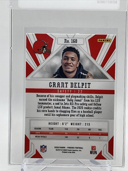 2020 Panini Phoenix FIRE BURST Grant Delpit Rookie #160 Mint FREE SHIPPING