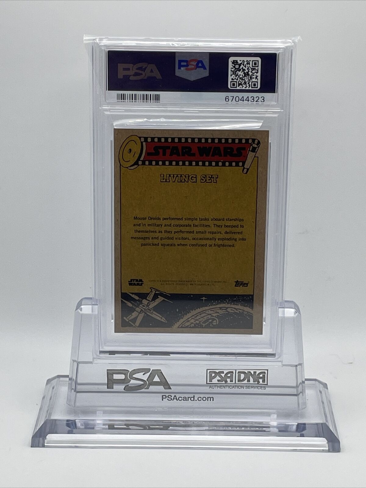 2021 Topps Star Wars Living Set Mouse Droid Card #222 PSA 10 Gem Mint