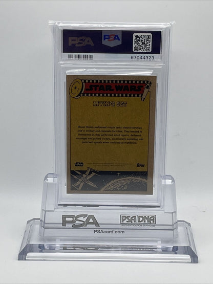 2021 Topps Star Wars Living Set Mouse Droid Card #222 PSA 10 Gem Mint