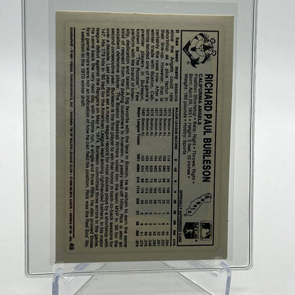 1981 Kellogg's Rick Burleson Baseball Card #49 NM-Mint FREE SHIPPING
