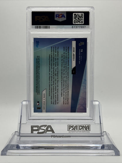 2020 Topps X Steve Aoki Jose Abreu Baseball Card #78 PSA 10