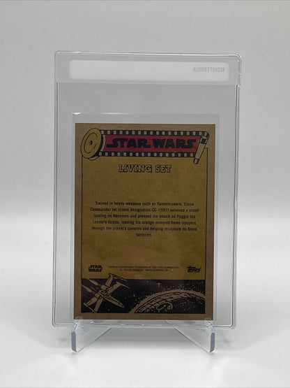 2022 Topps Star Wars Living Set Clone Commander Jet Card #350 Mint FREE SHIPPING