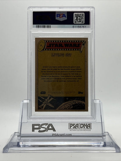 2020 Topps Star Wars Living Set General Leia Organa Card #157 PSA 9 Mint