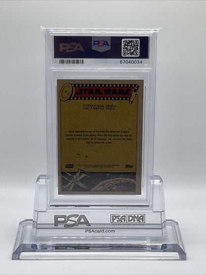 2022 Topps Star Wars Living Set Boba Fett Card #281 PSA 9 Mint