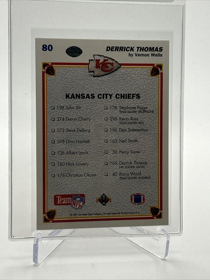 1991 Upper Deck Derrick Thomas Football Card #80 Mint FREE SHIPPING