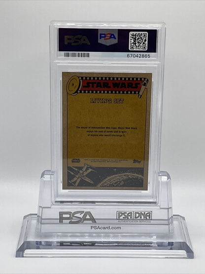 2022 Topps Star Wars Living Set Mayor Mok Shaiz Card #284 PSA 10 Gem Mint