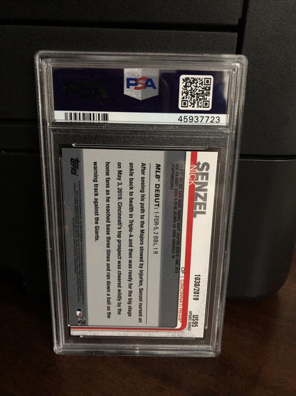 2019 Topps Update GOLD Nick Senzel Rookie Baseball Card #US95 PSA 10