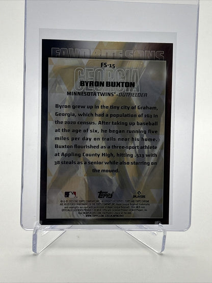 2023 Topps Favorite Sons Byron Buxton Baseball Card #FS-15 FREE SHIPPING