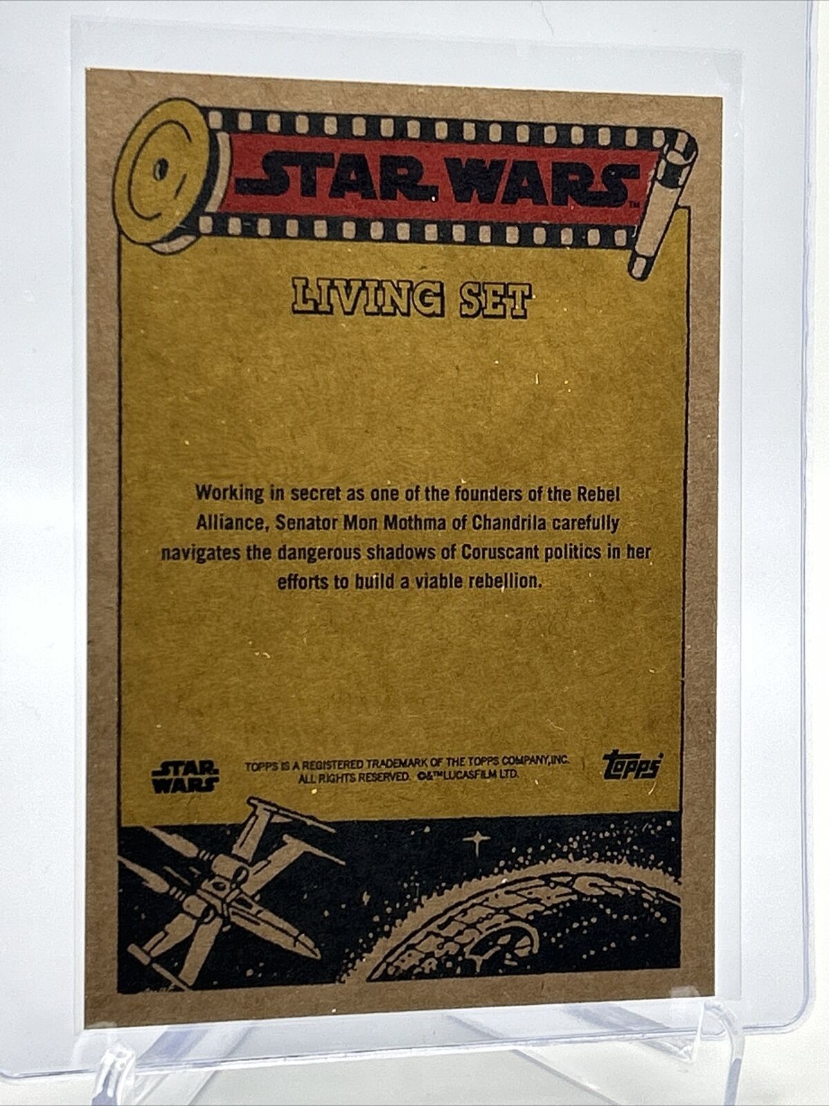 2023 Topps Star Wars Living Set Mon Mothma Card #383 Mint FREE SHIPPING