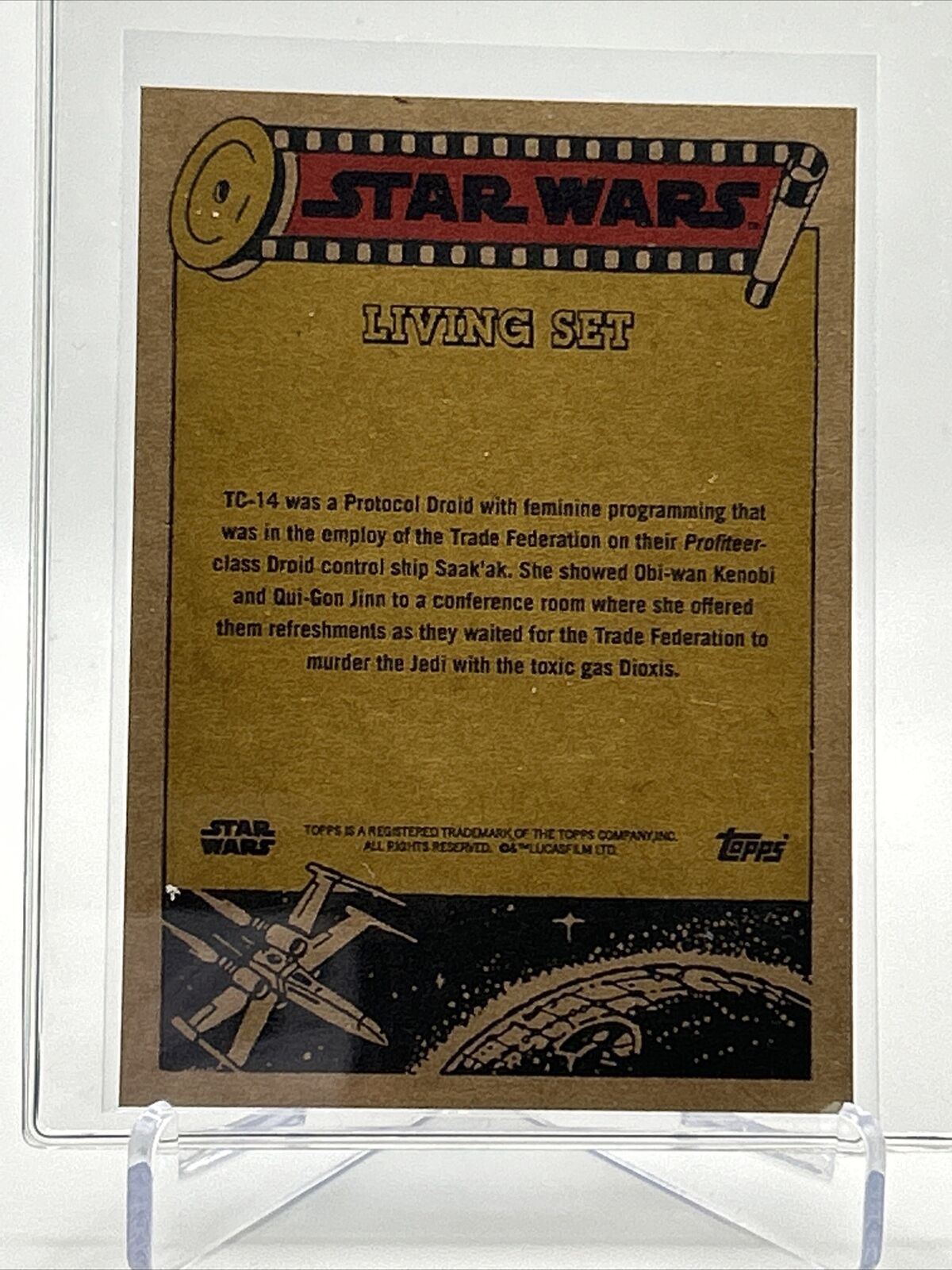 2022 Topps Star Wars Living Set TC-14 Card #365 Mint FREE SHIPPING