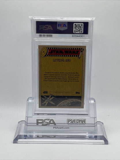 2021 Topps Star Wars Living Set Mon Mothma Card #217 PSA 9 Mint