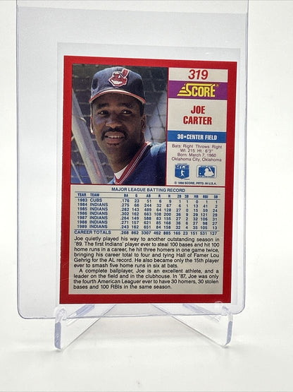 1990 Score Joe Carter Baseball Card #319 Mint FREE SHIPPING