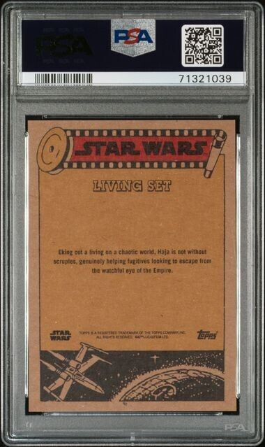 2022 Topps Star Wars Living Set Haja Estree Card #355 PSA 9 Mint
