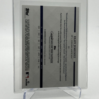 2022 Topps x Derek Jeter Eloy Jimenez Card #23 Mint FREE SHIPPING